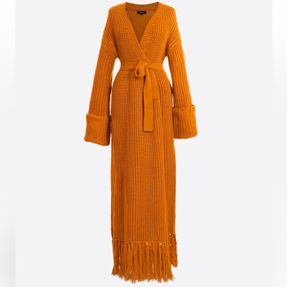 Hanifa Miya Knit Cardigan Dress | L/XL